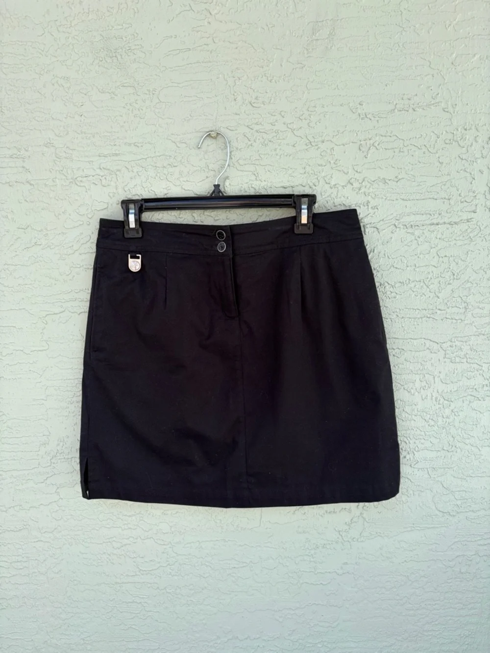 Golf America Skort Womens Size 10 Black Knee Length Golf Athleisure Skirt